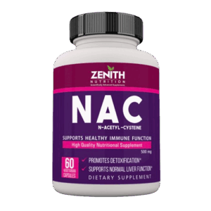 NAC 500mg (N-Acetyl Cysteine) Capsules