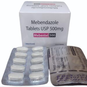 Mebendazole 500mg (Mebentel) tablets