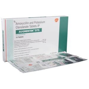Augmentin 375mg (Amoxycillin & Potassium Clavulanate) Tablets